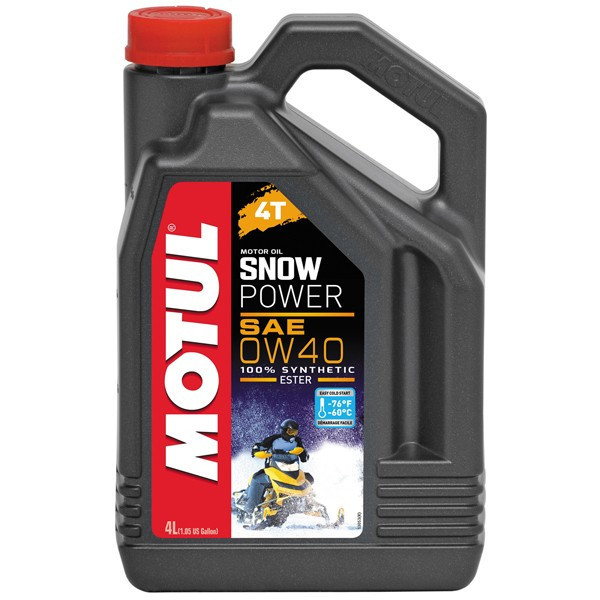 Ulei snowmobil &ndash; ATV 0W40 Motul Snow Power 4T 4 Litri - 100% sintetic