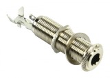 Conector JACK 6.35 mm mono mama pentru panou gros Neutrik