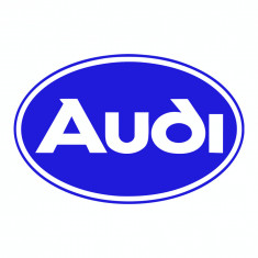 Sticker auto &amp;#039;&amp;#039;Audi logo&amp;#039;&amp;#039;, 18x16 cm, Albastru foto
