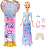 Papusa cu accesorii surpriza, Disney Princess, Jewel Reveal, Cinderella, JHL50