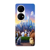Husa compatibila cu Huawei Nova Y70 model The Secret Life of Pets, Silicon, TPU, Viceversa, Transparent, Carcasa