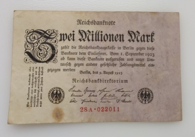 Germania - 2 Milioane Mark 1923 foto