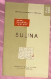 SULINA, INSTITUTUL GEOLOGIC 1967/ HARTA VECHE(1:20000) +NOTA EXPLICATIVA , AMBELE IN STARE EXCELENTA