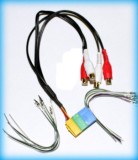 Adaptor Mini ISO 3 Mufe (Galben/Verde/Albastru) RCA Subwoofer Amplificator Conectica Auto