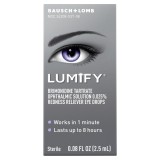 Picături oftalmice Bausch+Lomb LUMIFY, brimonidină 0,025%, reduc roșeața oculară, 2,5 ml