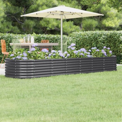 Gossi strat inaltat gradina 296x80x36 cm otel vopsit electrostatic foto
