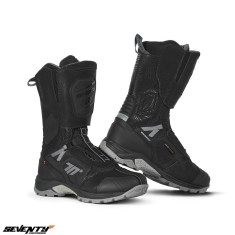 Ghete (cizme) pentru scuter - motocicleta Adventure (Touring) Unisex Seventy model SD-BA6 Stelvio culoare: negru/gri Negru/gri 36