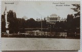 Carte postala, Bucuresti Parcul Carol Muzeul Militar, 1929