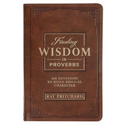 Devotional Finding Wisdom in Proverbs Faux Leather foto