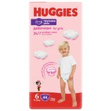 Scutece chilotel Huggies Mega pack 6, Girl, 15-25 kg, 44 buc