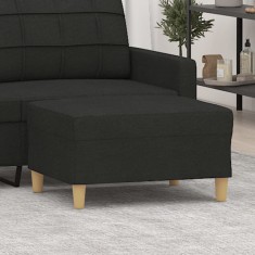 vidaXL Taburet, negru, 70x55x41 cm, material textil