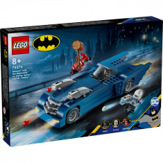 LEGO® Super Heroes - Batman cu al sau Batmobile Vs Harley Quinnsi Mr. Freeze (76274)
