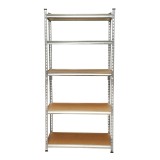 Raft depozitare, metalic, 5 polite, 120 kg, 90x30x180 cm, Breckner Germany