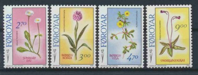 FEROE 1988, Flora, serie neuzata, MNH foto