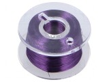 S&acirc;rmă de cupru argintată violet 0,1mm 100m