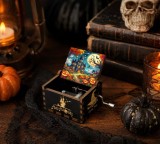 Cutiuță Muzicală Halloween cu Manivelă - Cadou Misterios &amp; Decor Tematic