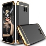 Husa telefon Samsung S8 Plus ofera protectie 3in1 Ultrasubtire - Black Matte