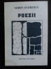 Poezii Sorin Averescu - Carte de Poezie in Limba Romana, Editura Junimea, 1999, 68 pagini, varsta recomandata +12 ani