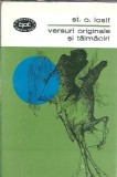 Versuri originale si talmaciri - Stefan Octavian Iosif