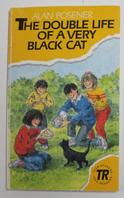 THE DOUBLE LIFE OF A VERY BLACKCAT and THE BIG TREE by ALAN POSENER , illustrations by METTE BRAHM LAURITSEN , 1992 foto