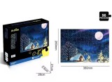 Cumpara ieftin Puzzle fosforescent - Noapte de Iarna | Arthink