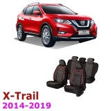 Cumpara ieftin Huse scaune dedicate NISSAN X-TRAIL T32 2014 - 2019 cu insertii de piele ecologica