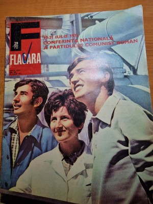 flacara 15 iulie 1972-art. targoviste,galati,ploiesti,slobozia,ilie nastase foto