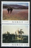 Norvegia 1977 - Picturi, arta, serie neuzata
