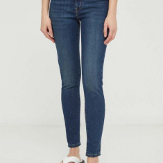 Levi's jeansi RETRO HIGH SKINNY femei, culoarea albastru marin