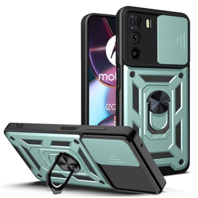 Husa pentru Motorola Edge 30 - Techsuit CamShield Series - Green foto