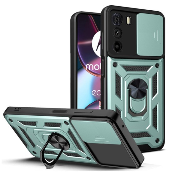 Husa pentru Motorola Edge 30 - Techsuit CamShield Series - Green