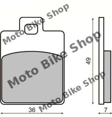 MBS Placute frana Piaggio Zip/Vespa, Cod Produs: 55494OL foto