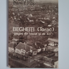 Banat/Banatul Sarbesc Becheti (Torac) Pagini din trecut si de azi 1976 dedicatie