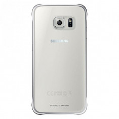 Husa Samsung Galaxy S6 Edge G925 Clear EF-QG925BS Argintie foto