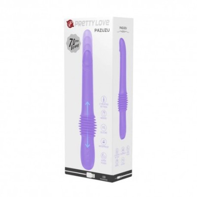 Vibrator Pretty Love Pazuzu cu miscare inainte/inapoi violet foto