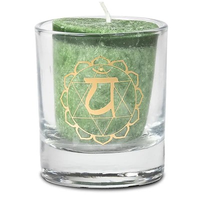 LUM&amp;Acirc;NARE PARFUMATĂ VOTIVĂ CHAKRA 4 - ANAHATA foto