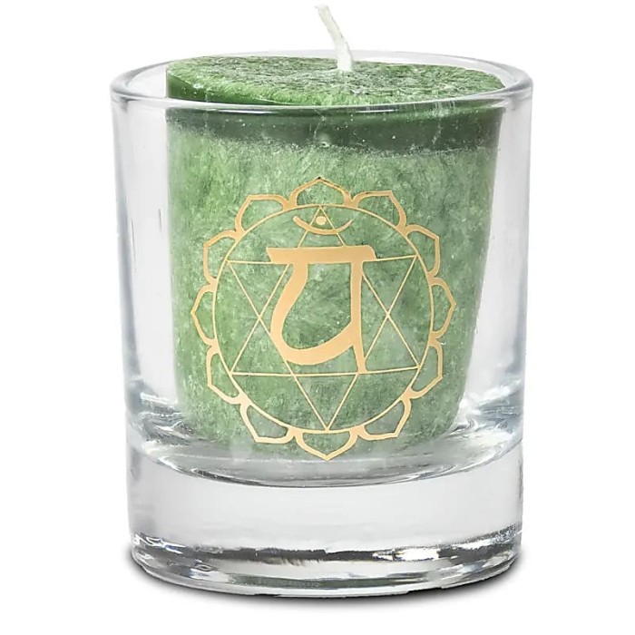 LUM&Acirc;NARE PARFUMATĂ VOTIVĂ CHAKRA 4 - ANAHATA