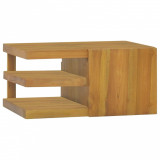 Dulap pentru baie de perete, 60x45x30 cm, lemn masiv de tec GartenMobel Dekor, vidaXL