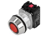 Comutator apăsare 30mm 1NC 1NO