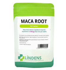Lindens Maca Extract De Radacina 500mg 2-Pack 200 Tablete foto