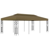 VidaXL Pavilion, gri taupe, 6 x 3 m, 180 g/m&sup2;