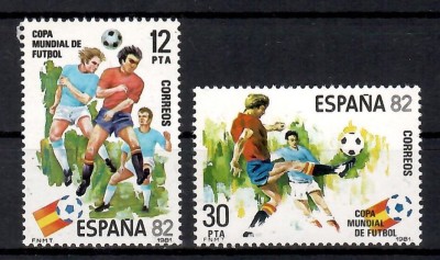 Spania 1981 - Cupa Mondială de fotbal - Spania, MNH foto