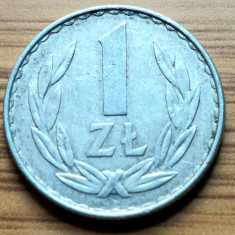 Moneda Polonia 1 Zlot 1977