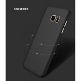 Husa protectie pentru Samsung Galaxy S6 Edge Negru Fullbody fata-spate folie de protectie gratis, MyStyle