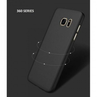 Husa protectie pentru Samsung Galaxy S7 Negru Fullbody fata-spate folie de protectie gratis foto