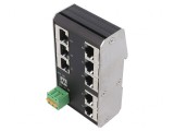 Switch Ethernet 8 Porturi RJ45 neadministrabil 9-36VDC
