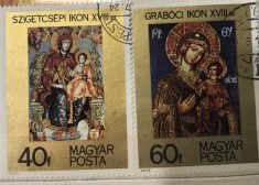 (M) Timbre serii Straine Picturi Religioase