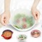 Set de 4 folii alimentare din silicon reutilizabile, Stretch and Fresh