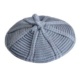 Bereta eleganta tricotata gri