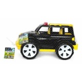 MASINA JEEP OFF ROADER NEGRU GALBEN 32CM
